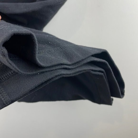 LULULEMON Crop Pants Black Drawstring Elastic Waist Athletic Size 4 - Picture 7 of 12